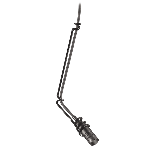 U853R MINIATURE CARDIOID CONDENSER HANGING MICROPHONE,120° ACCEPTANCE ANGLE, 25.0'(7.6M), CABLE TERMINATED